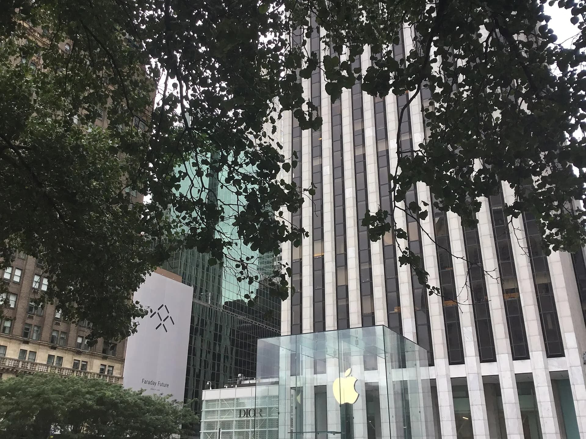 The Apple Store on Fifth Avenue