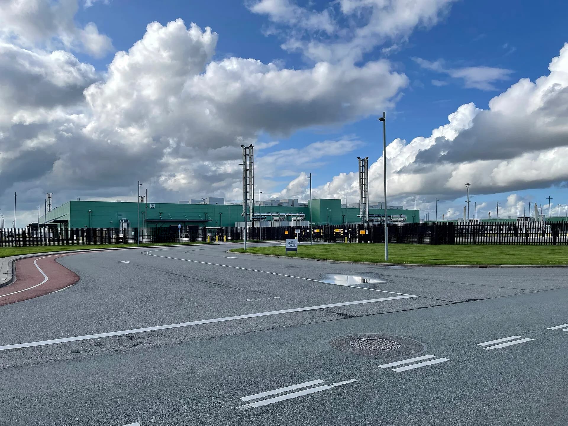 Microsoft Data Center in Middenmeer, the Netherlands in 2023