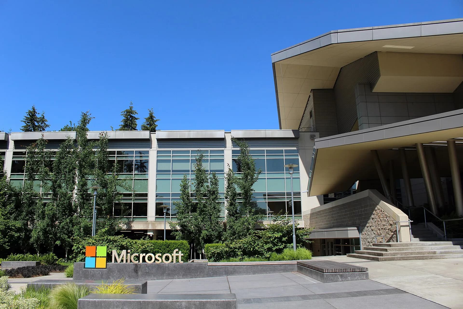 Building 92 on Microsoft's headquarters campus in Redmond, Washington