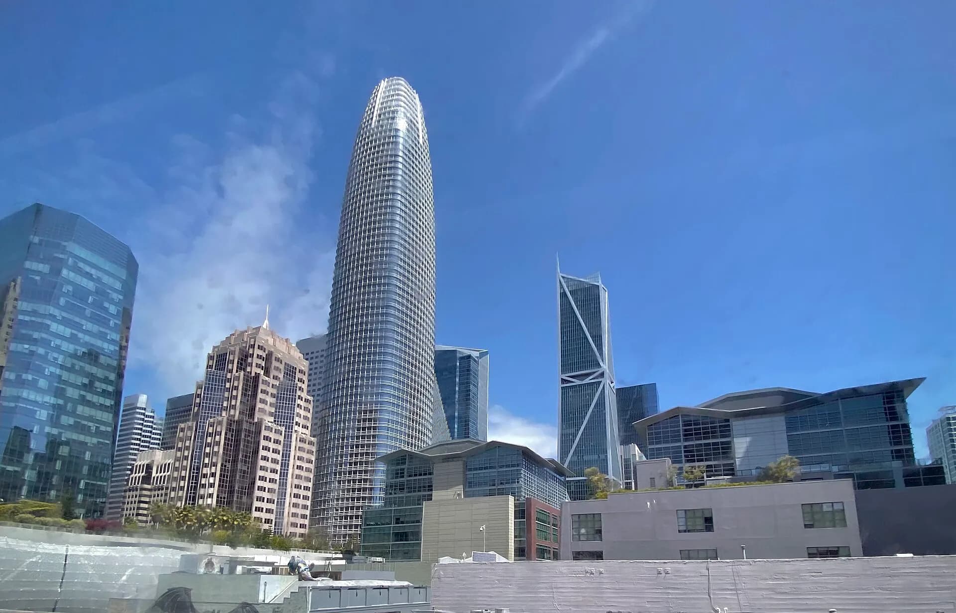 Salesforce tower skyline