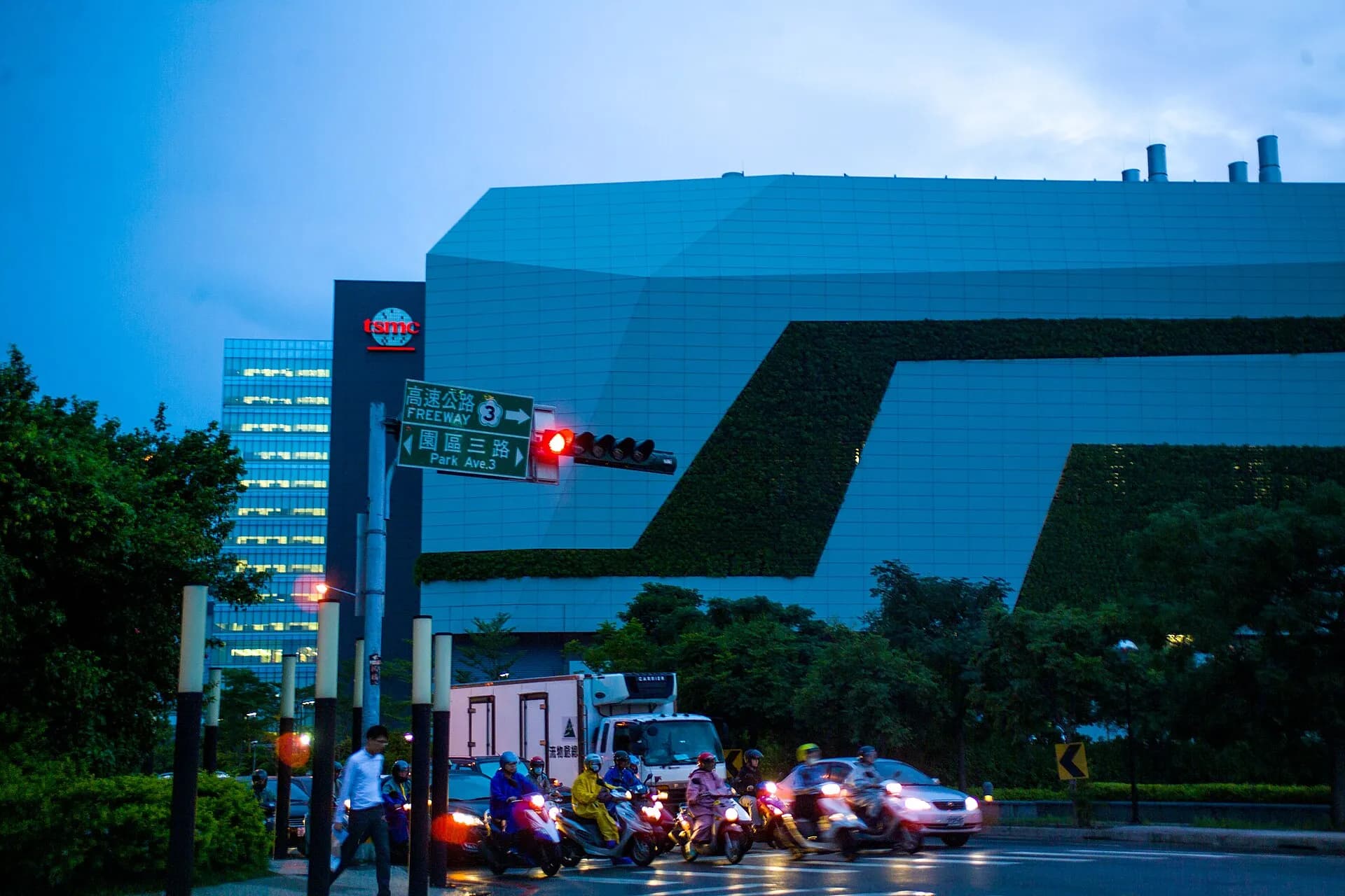 TSMC fabs in Hsinchu Science Park, Taiwan