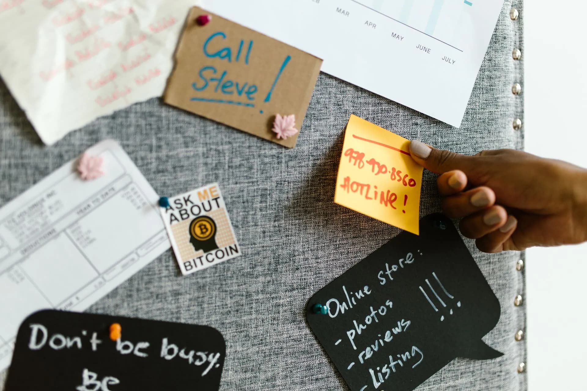 A bulletin board filled with notes, reminders, and motivational quotes, showcasing creativity and organization, illustrating Atlassian OpenAI partnership expands, connecting Jira and