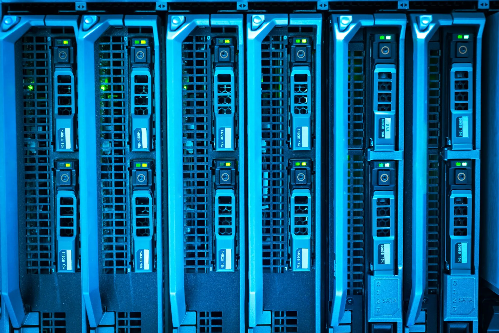 Detailed image of illuminated server racks showcasing modern technology infrastructure, illustrating Cisco Secure Email Gateway zero-day exploited, letting a crafted email run code as