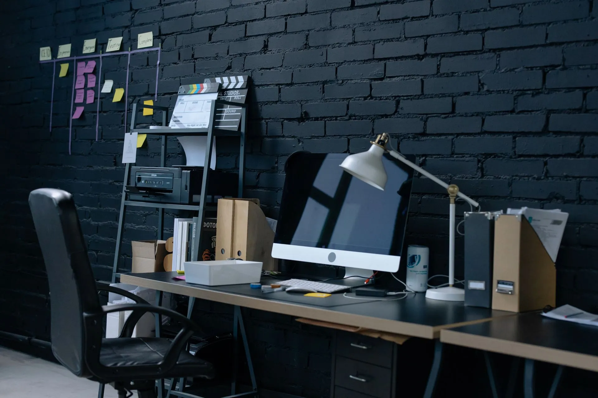 Stylish home office setup with desktop computer and organized workspace, illustrating GMI Cloud lands $223M Series B and a $445M credit line to expand its GPU cloud
