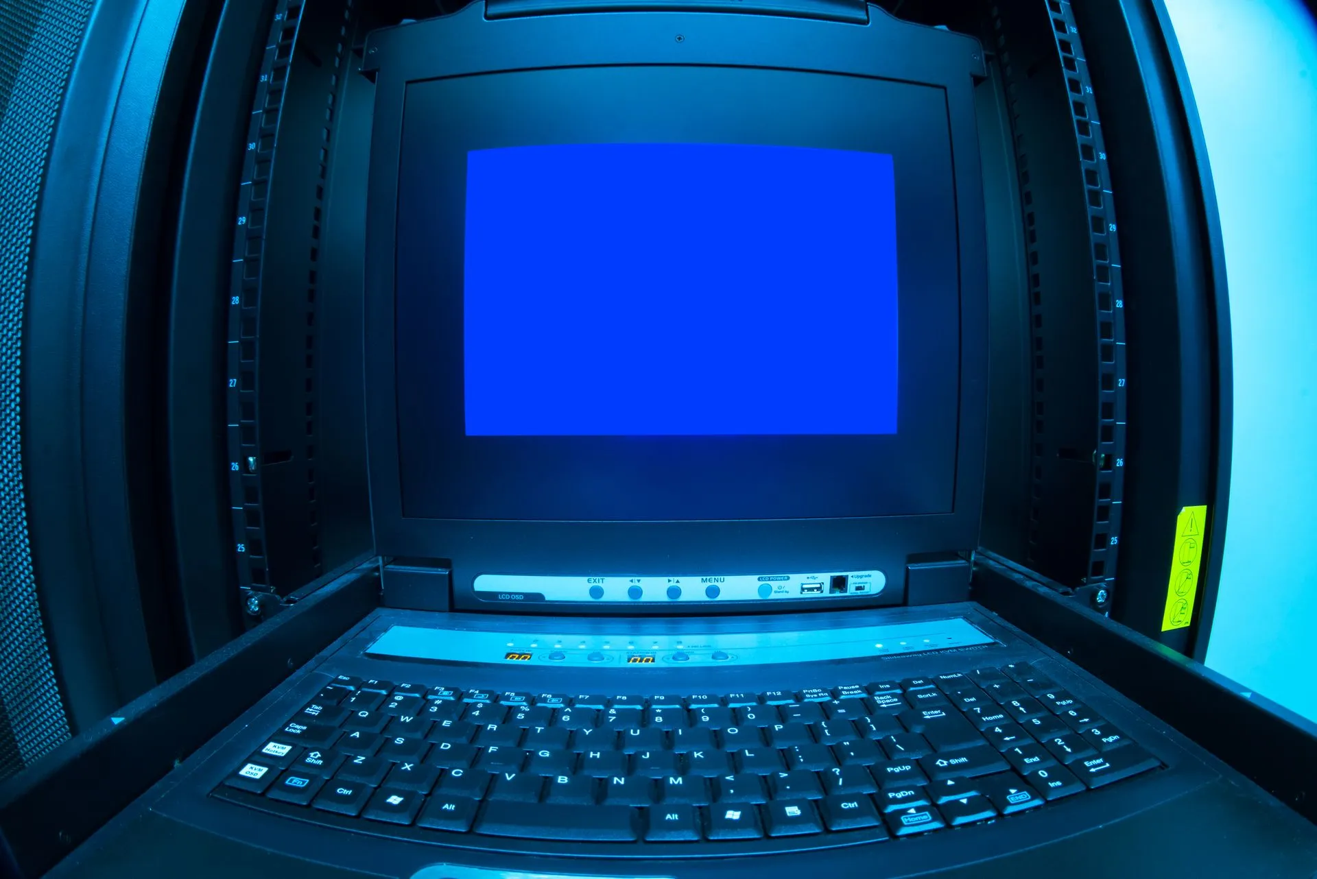 Close-up of a blue screen error shown on a data center control terminal, illustrating OpenAI's GPT-6 Sol and Luna arrive on Amazon Bedrock and Snowflake Cortex AI