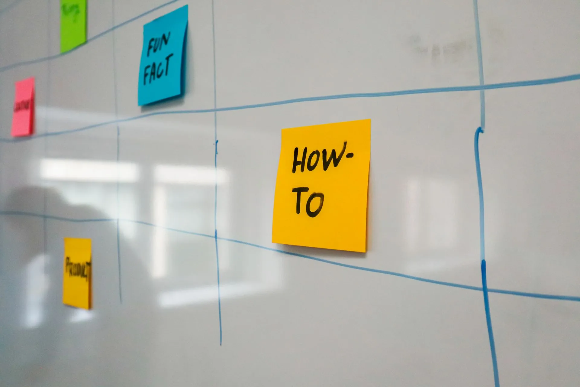 Organized whiteboard with colorful sticky notes used for planning and brainstorming, illustrating Miro MCP tops 16 million calls as AI agent connectors spread, and sprawl, across SaaS